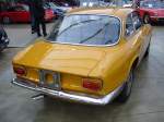 Heckansicht eines Alfa Romeo GT 1300 Junior. 1966 - 1970. Classic Remise Dsseldorf am 26.01.2013.