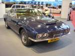 Aston Martin DBS. 1967 - 1972. Hier wurde der Wagen aus dem James Bond Film  Im Geheimdienst ihrer Majestät  von 1969 abgelichtet. Der 6-Zylinderreihenmotor leistet 286 PS aus einem Hubraum von 3995 cm³. Essen Motor Show am 01.12.2015.