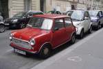 Auch diesen roten Mini Special sah ich am 19.07.2009 in Paris in der Nhe des Parc Monceau
