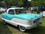 Nash Metropolitan, gebaut 1954-1962 von Austin in England speziell fr den amerikanischen Markt. US-Car-Show Grefrath 2011-08-21 