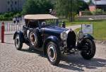 . Aus dem Archiv.  Bugatti aufgenommen bei einer Pause whrend einer Luxemburgrundfahrt im Juni 2006.