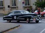 Cadillac Club Coupe 8 Serie 62, Baujahr 1942, 165 PS, gesehen am 11.07.2009 in Aachen bei der Rallye  2000km durch Deutschland .