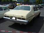 Heckansicht eines Chevrolet Nova Sedan aus dem Jahr 1974. Oldtimertreffen an Mo´s Bikertreff in Krefeld am 27.06.2021.