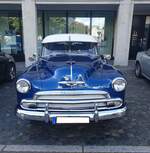 Frontansicht eines Chevrolet Series 2100JK Styleline DeLuxe fourdoor Sedan aus dem Jahr 1951. 1950´er Jahre Event am 28.05.2022 in Essen-Kettwig.
