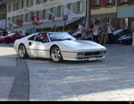 Weisser Ferrari 328 GTS am Ferrari-Treffen 2023 in Aarberg am 2023.08.20