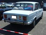 Heckansicht eines Fiat 125 Special. 1968 - 1972. Treffen  Forza Italia  am 30.06.2018 in Krefeld.