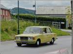 Fiat 124 Spcial, Bj 1973, als Teilnehmer der Rotary Castle Tour durch Luxemburg.