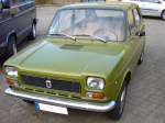 Fiat 127 der ersten Serie. 1971 - 1977. Im Jahre 1972 wurde der 127´er zum Auto des Jahres gewhlt, was seinen Verkauf deutlich ankurbelte. Der 0.9l 4-Zylinderreihenmotor leistet 47 PS. Dsseldorf am 01.11.2011.