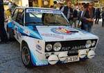 =Fiat Abarth 131 Rallye, Bj. 1980, 2000 ccm, 185 PS, gesehen bei der Präsentation der Rennteilnehmer des Rossbergrennens  Edelweiss-Bergpreis  2022 im Markt Berchtesgaden
