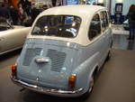 Heckansicht eines Fiat 600 Multipla des Modelljahres 1960. Techno Classica Essen am 14.04.2019.