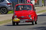 Fiat 500 war bei der ACL Classic Tours durch Luxemburg mit dabei, gesehen in Lieler. 09.05.2023