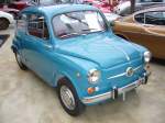Fiat 600 D. 1960 - 1964. Die 600´er D Modelle leisteten 10 PS mehr als der Standard 600´er. Hier wird ein Modell des Jahres 1963 gezeigt. In diesem Produktionsjahr waren die Tren letztmalig hinten angeschlagen. Meilenwerk Dsseldorf.
