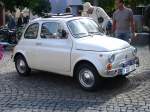 Fiat 500 ausgestellt whrend der 5. Old- und Youngtimerausstellung am 24.08.08 in 36088 Hnfeld