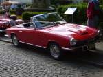 Glas 1300GT Roadster-Cabriolet. Von 1965-1967 wurden 363 des von Frua (Turin) gezeichneten Cabrio´s verkauft. Oldtimertreff des AC-Kettwig.