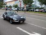 Hllischen Sound machte dieser Jaguar E-Type Serie 1 Coup am 24.07.07 in Chemnitz