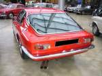 Heckansicht eines Maserati Mistral Coupe 4000. 1965 - 1970. Der abgelichtete Wagen entstammt dem Baujahr 1968. Classic Remise Dsseldorf am 05.01.2013.