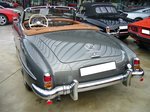 Heckansicht eines Mercedes Benz W121 B II. 1955 - 1963. Classic Remise Düsseldorf am 09.08.2016.