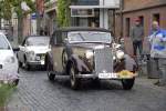 Mercedes-Benz W 143 Bj. 1938, 55 PS rollt zum Start anl. der 3. ADAC Oldtimersternfahrt zum Hessentag in Langenselbold, Startort Hnfeld, 06.06.2009 