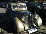 MG Series Y. 1947 - 1953. Das Modell Y war eine kleine, sportliche, viertrige Limousine mit einem 4-Zylinderreihenmotor, der aus 1.250 cm 47 PS leistet. Besucherparkplatz Historicar am 15.10.2011.