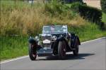 . Rundfahrt mit MG's der 1930 Jahre auf den Strassen im Norden von Luxemburg. MG J2 Type Bj 1933, 4 Zyl Reihenmotor, Hchstgeschwindigkeit  104 km/h. 01.08.2014
