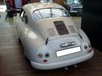 Heckansicht eines Porsche 356 A Carrera Coupe. 1955 - 1959. Classic Remise Düsseldorf am 20.12.2015.