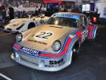 Porsche Ausstellung beim 24h Le Mans 12.06.2014. Porsche 911 Carrera RSR Turbo (Bj.1973) von Martini Racing