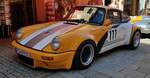 =Porsche 911 Carrera 3.0 RS, Bj. 1977, 3000 ccm, 350 PS, während der Präsentation der Rennteilnehmer des Rossfeldrennens  Edelweiss-Bergpreis  2022 im Markt Berchtesgaden.