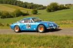Renault Alpine whrend des Rollout der Rally in Sonnefeld WP 3 2011.