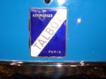 Markenemblem auf der Motorhaube eines 1950´er Talbot Lago Coupe.