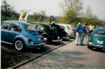 VW-Kfer des VW-Club Seeland (Schweiz) am Europatreffen 1986  50 Jahre Kfer 