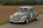 Auch dieser VW Käfer fuhr als Teilnehmer an der Luxemburg Classic nahe Alscheid mit. 29.09.2023