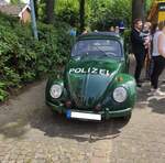 VW Käfer aus dem Jahr 1960 als Traditionsfahrzeug der Polizei Münster/Westfalen.