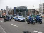 2 BMW-Krder der franz. Gendarmerie als Begleitfahrzeuge in Kehl am Rhein