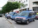Peugeot Expert und Renault Megane der Gendarmerie in Lyon am 29/05/07.