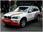 Mit diesem BMW war die belgische Polizei, aus der Province de Luxemburg, nach Diekirch gekommen.
