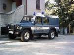 Land Rover Defender der polnischen Polizei, gesehen 08/2007 in Polen.