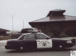 Auf den Parkplatz an der Golden Gate Bridge in Sausalito kontrollierte ein Officer der California Highway Patrol (CHP) mit seinen 98er Ford Crown Victoria das Gelnde.