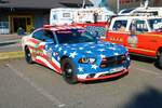 Amerikanisches Polizeifahrzeug am 16.07.22 beim ADAC Truck Grand Prix auf dem Nürburgring