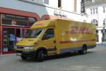 Iveco als Zustellerfahrzeug von DHL in Oldenburg, August 2012