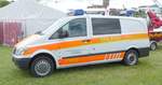 =MB Vito  der DLRG OV Bebra steht auf der Präsentationsfläche der Rettungs- und Hilfsdienste, gesehen im Juni 2019 beim Hessentag in Bad Hersfeld