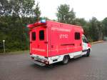   	  	  Erster Rettungswagen (RTW) des kommunalen Rettungsdienstes im Landkreis Kleve, stationiert auf der Rettungswache Geldern.