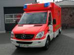 Rettungswagen (RTW) des Landkreises Viersen, auf Basis eines Mercedes Benz Sprinter 518 CDi NCV3 und dem medizinischen Kofferauf- und Ausbau durch die Firma Fahrtec.