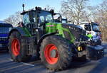 Ein Fendt 933 Vario Traktor am 08.01.24 Großer Stern Berlin bei der Demo der Landwirte.
