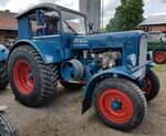 =Deutz F3M317, präsentiert bei der Oldtimerausstellung der Traktorfreunde Wiershausen am Klostergut Hilwartshausen, 05-2023