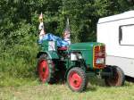 Traktor HeLa D 313 aus dem Landkreis Prignitz beim 11.