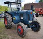 =Lanz 50, steht auf dem Ausstellungsgelände der Traktorfreunde Wiershausen am Klostergut Hilwartshausen, 05-2023
