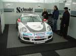 Ein Porsche 911 des Porsche Carrera Cups auf dem Hockenheimring am 17.10.10