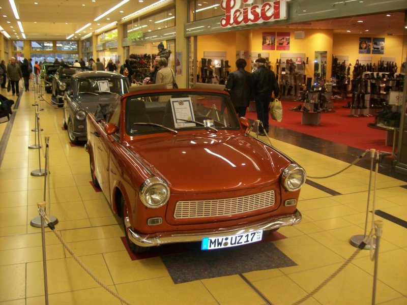 Trabant 601 de Luxe Cabrio- Umbau anlsslich des 50. geburtstags unseres Sachsenporsches in der Galerie  Roter Turm 