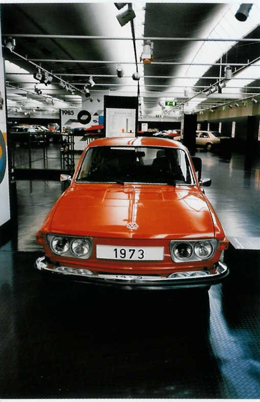 VW 411 Jahrgang 1973 im Volkswagen-Museum Wolfsburg