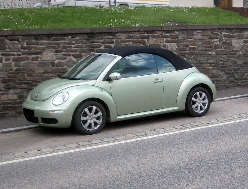 VW Beetle Cabrio fotografiert am 24.04.08